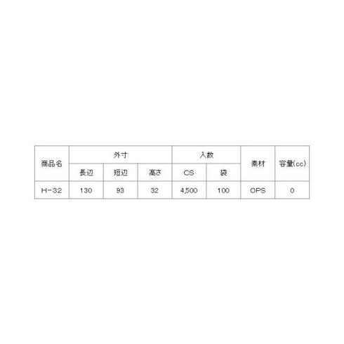 フード H-32(おにぎり3ヶ入)折蓋 【100枚】